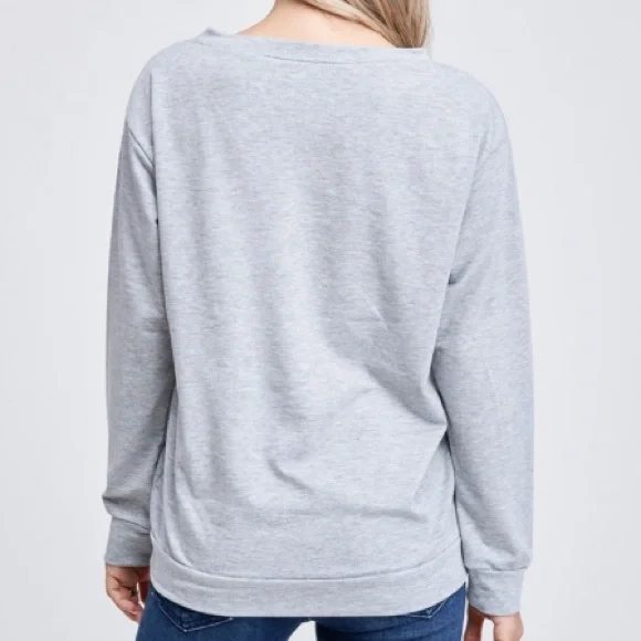 BORED Smiley Face Long Sleeve Pullover - Picture 6 of 6